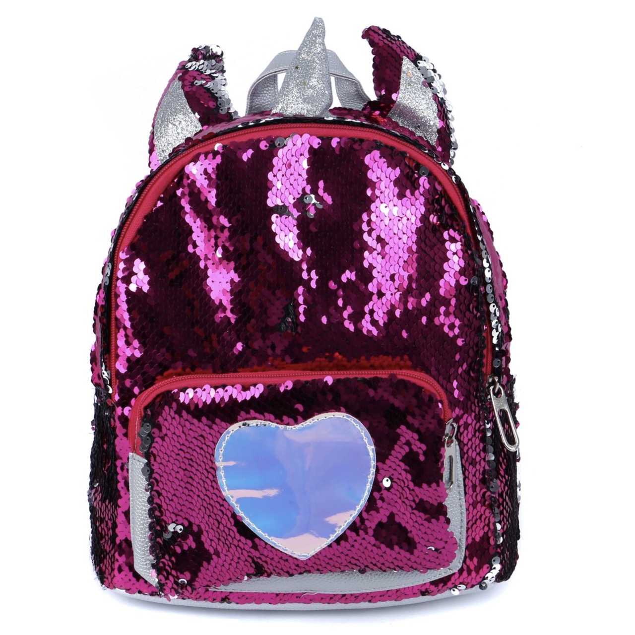 Sequin Backpack with Heart - LEPUS Gift Shops