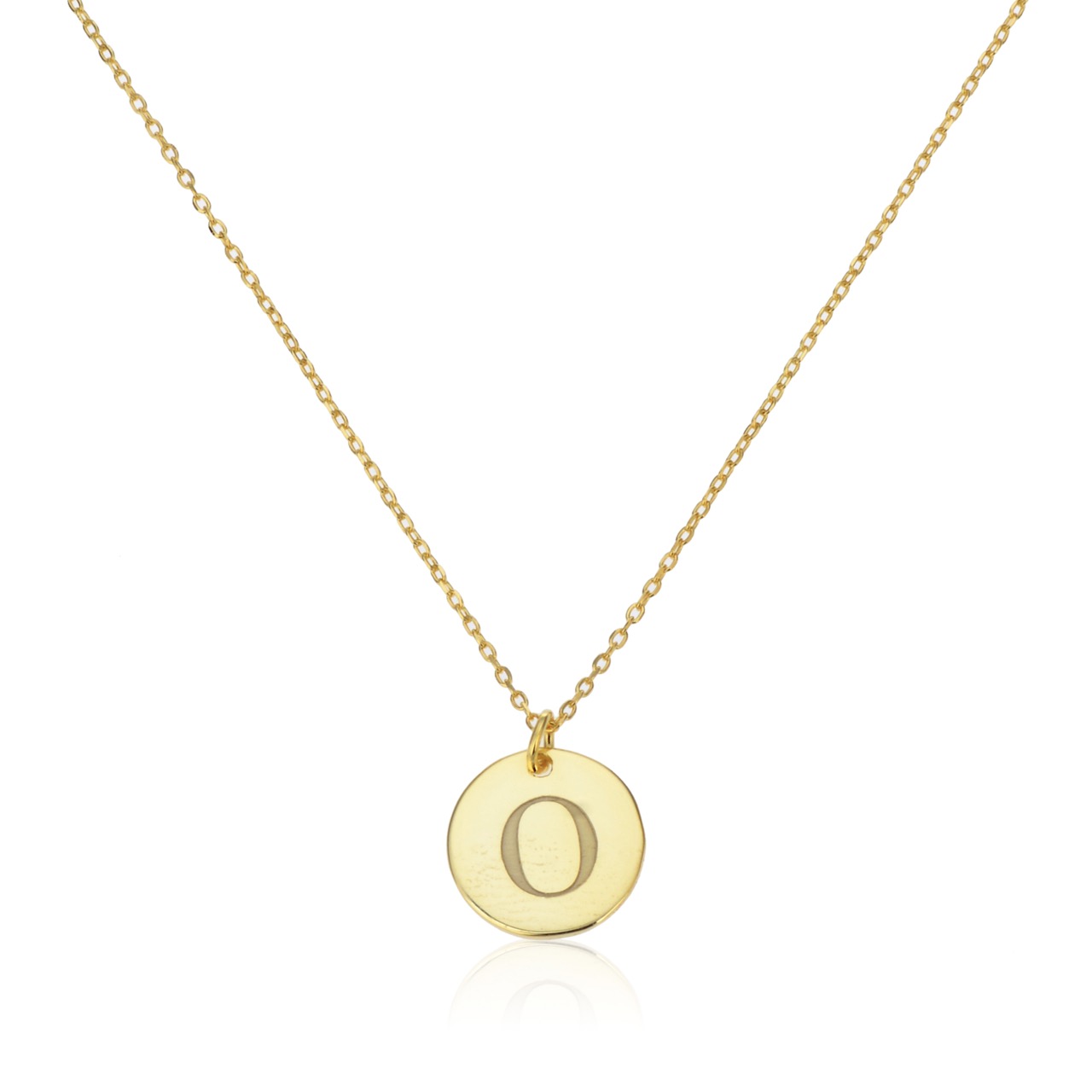 Silver 925 Initial Letter Necklace O LEPUS Gift Shops