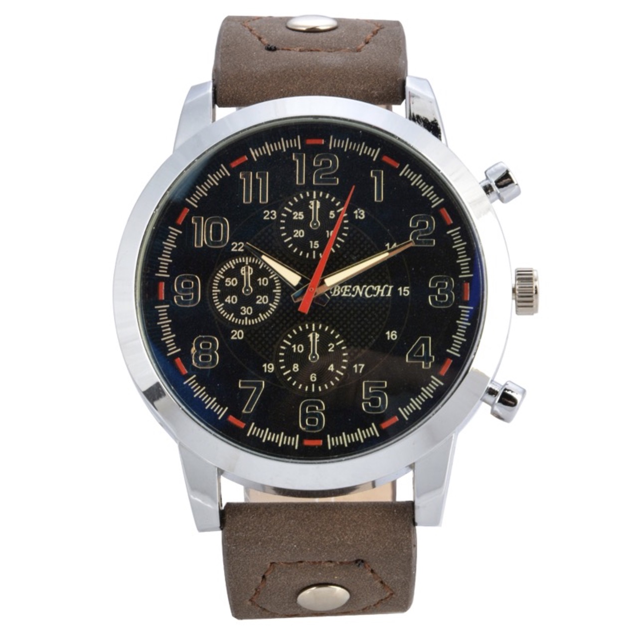 Analogue Watch Brown Strap - LEPUS Gift Shops