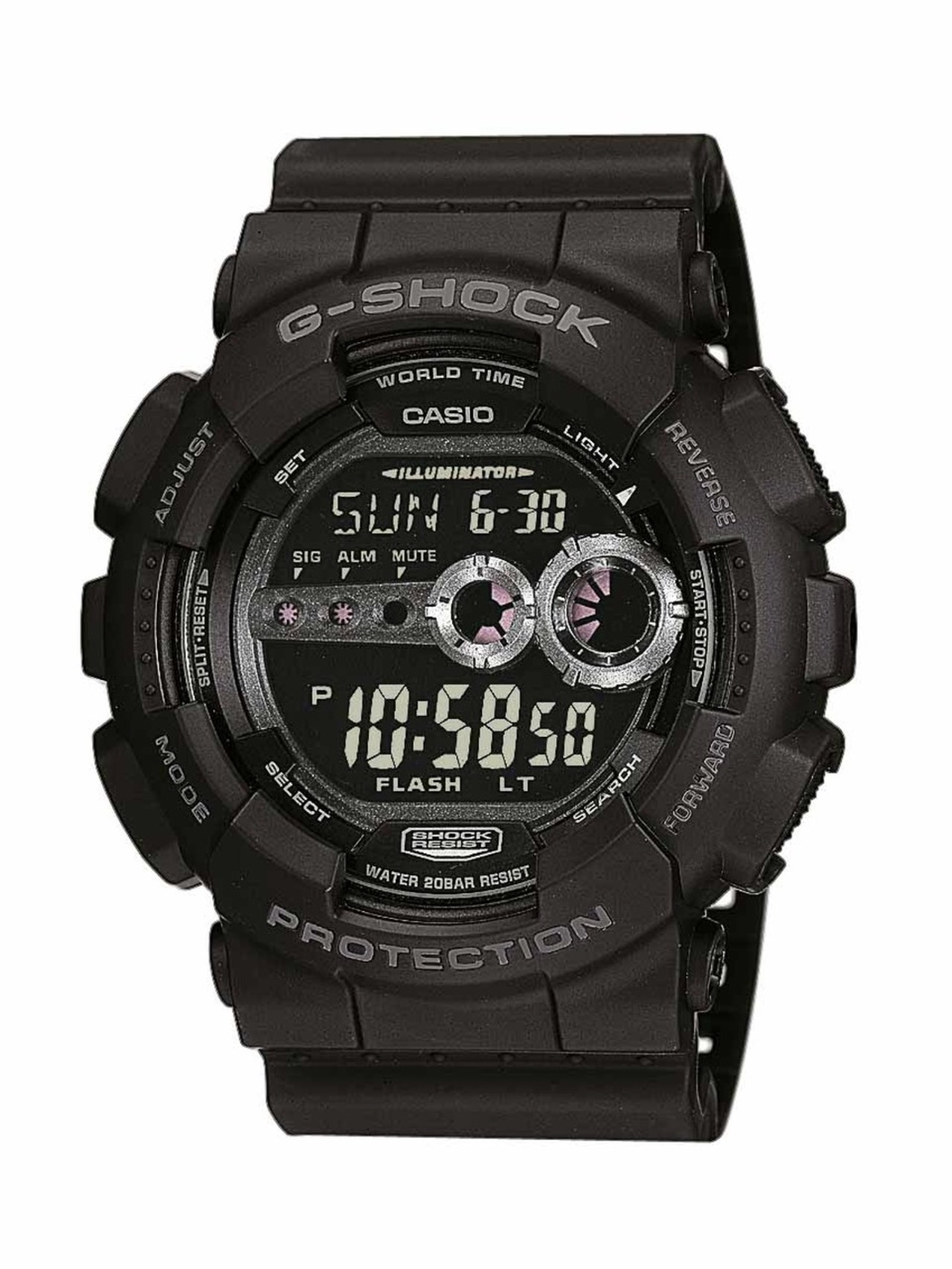 armitron dual time watch set time